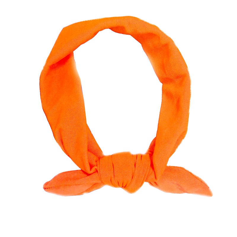 Yuyeran 4PCS Women Elastic Bow Hairband Adult Turban Knotted Bunny Ears Headband Headdress Hair Accessories Headwrap - Image 4
